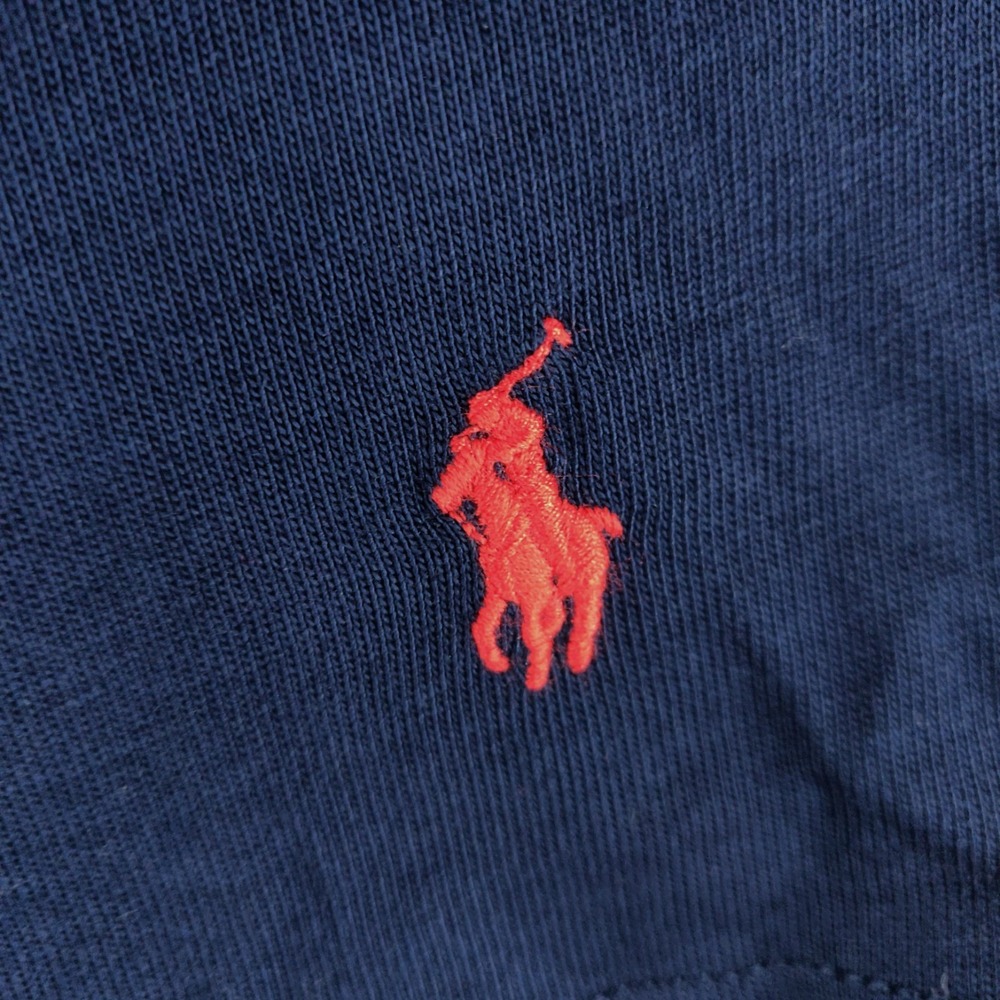 Polo Ralph Lauren Lightweight Hoodie Mens XL Blue Long Sleeve Pony Logo - Picture 5 of 13